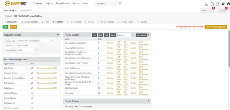 SmartBid Integrations and add-ons Consensus Docs screenshot